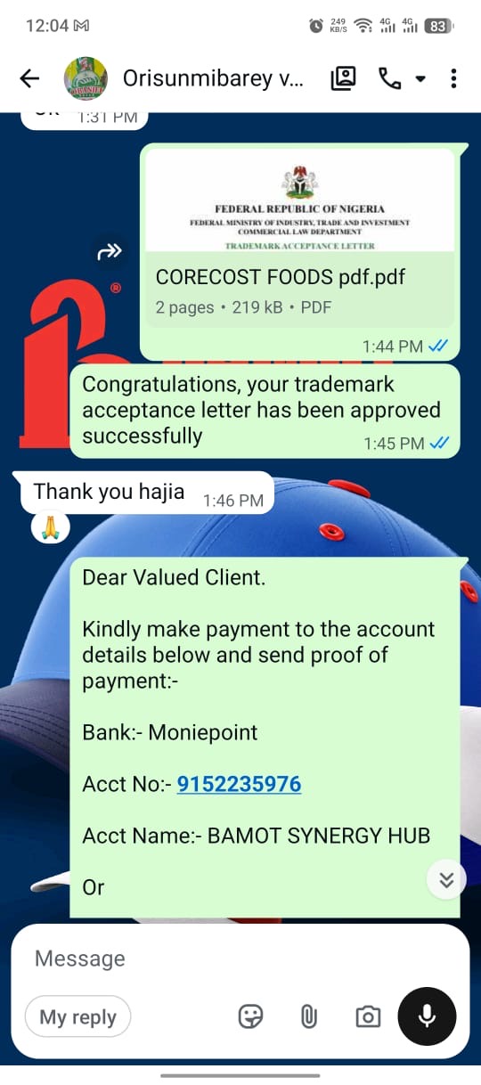 Client proof